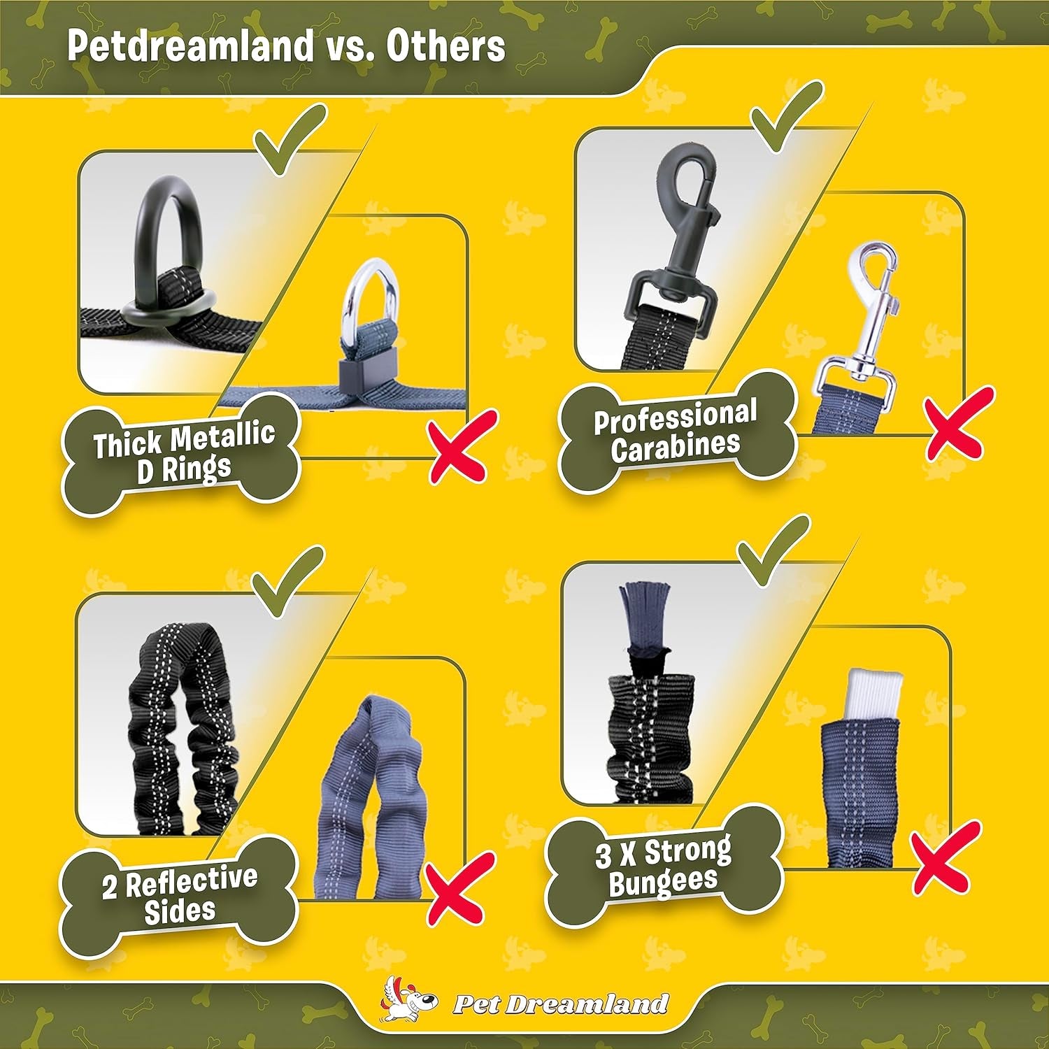 Exquisite Hands Free Dual Dog Leash for Medium Dogs. Trending Waist Leash for Walking 2 Dogs No Tangle. You Will Absolutely Love This Amazing Double Dog Gear (Dark Grey & Pink)