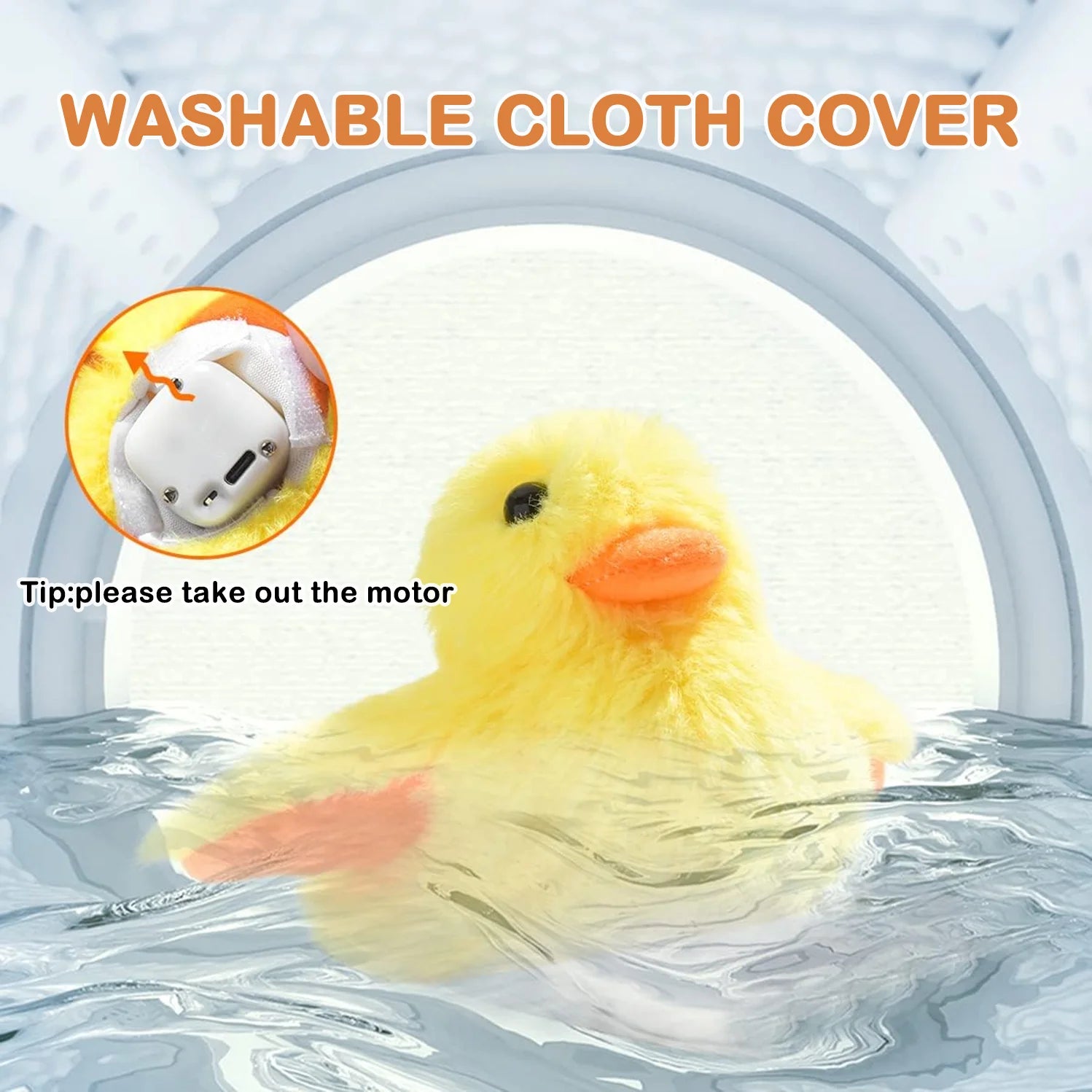 Interactive Cat Toys for Indoor Cats Rechargeable Automatic Chirping Duck Cat Toy with Catnip Auto Beating Wings Cat Toy