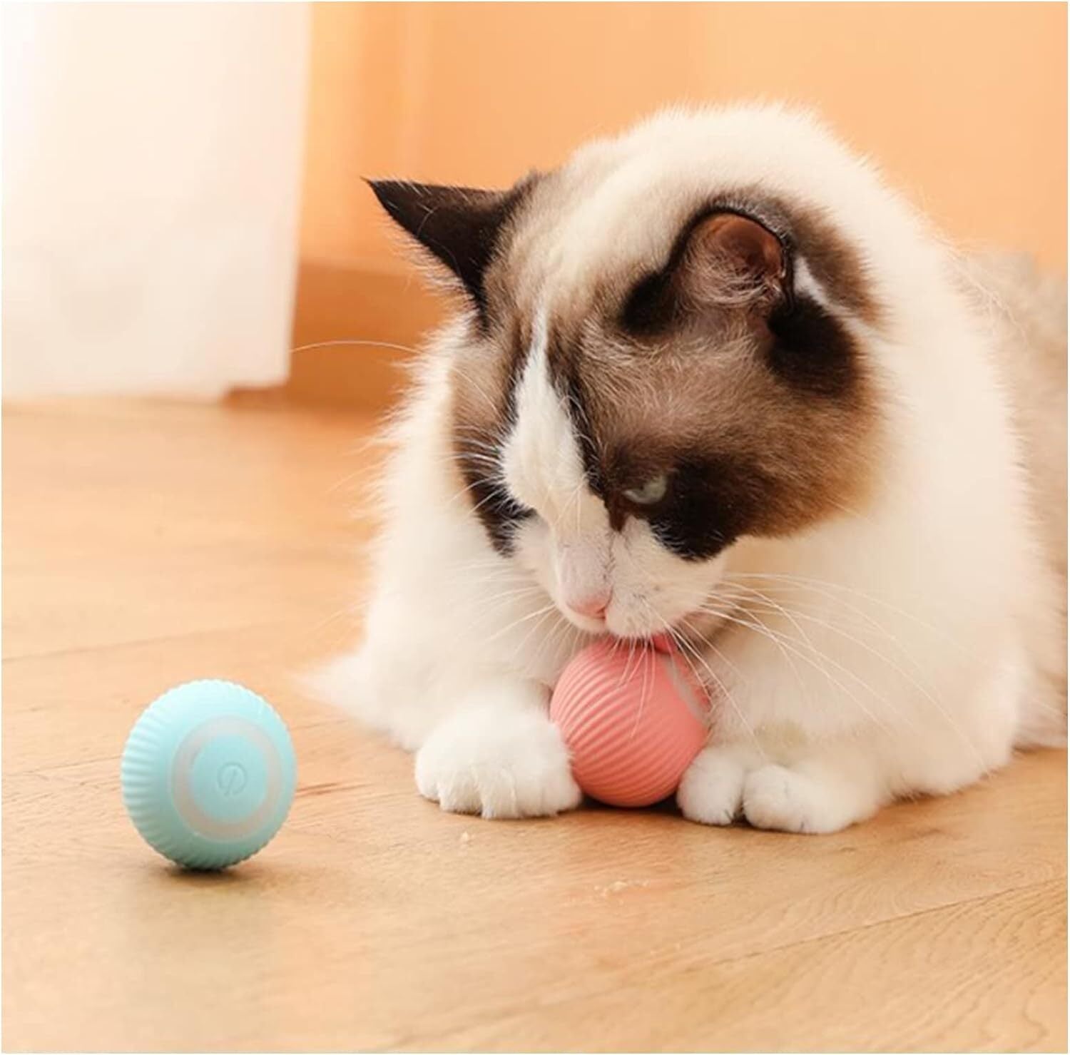 Smart Interactive Cat Toy Automatic Rolling Ball Electric Cat Kitten Ball Toys