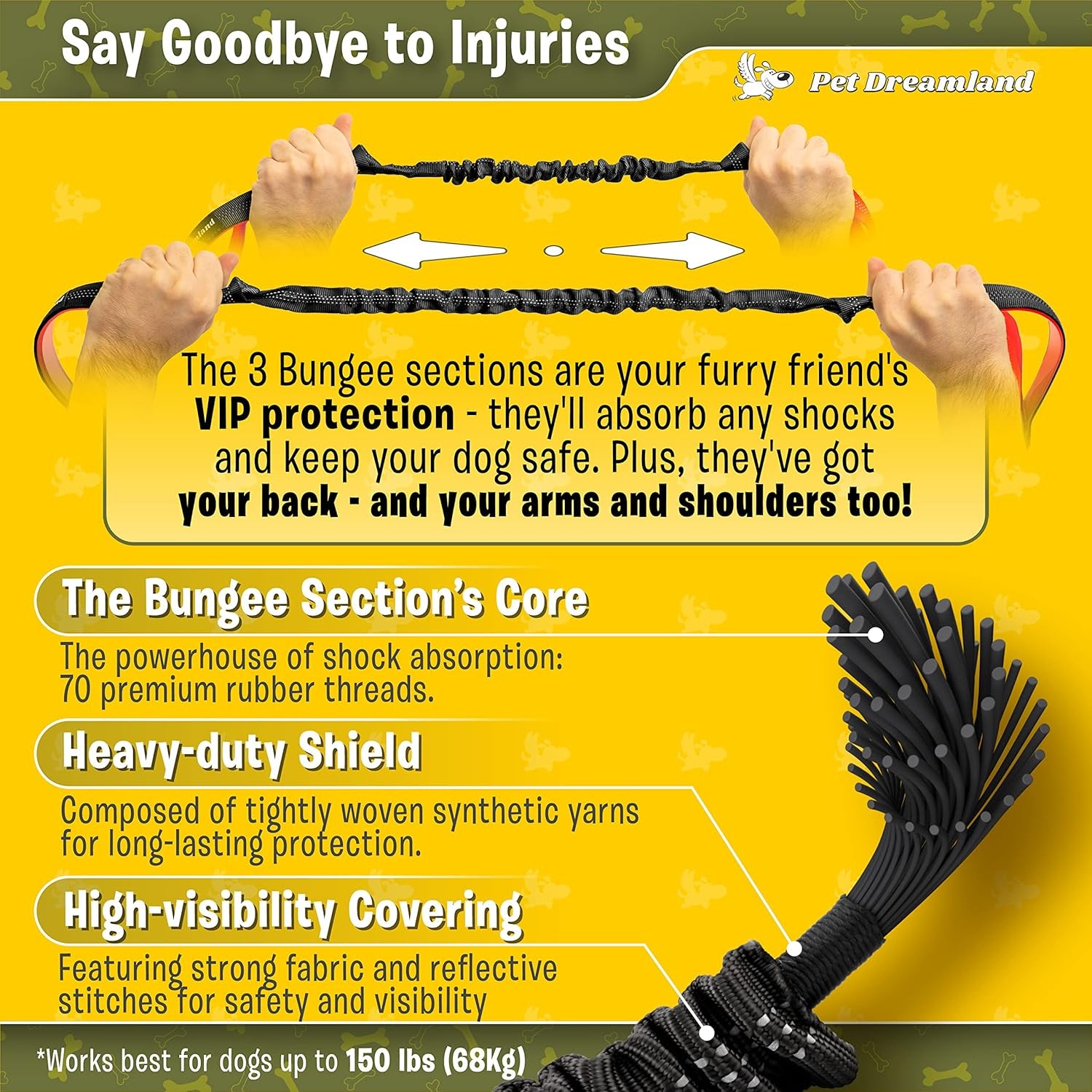 Exquisite Hands Free Dual Dog Leash for Medium Dogs. Trending Waist Leash for Walking 2 Dogs No Tangle. You Will Absolutely Love This Amazing Double Dog Gear (Dark Grey & Pink)