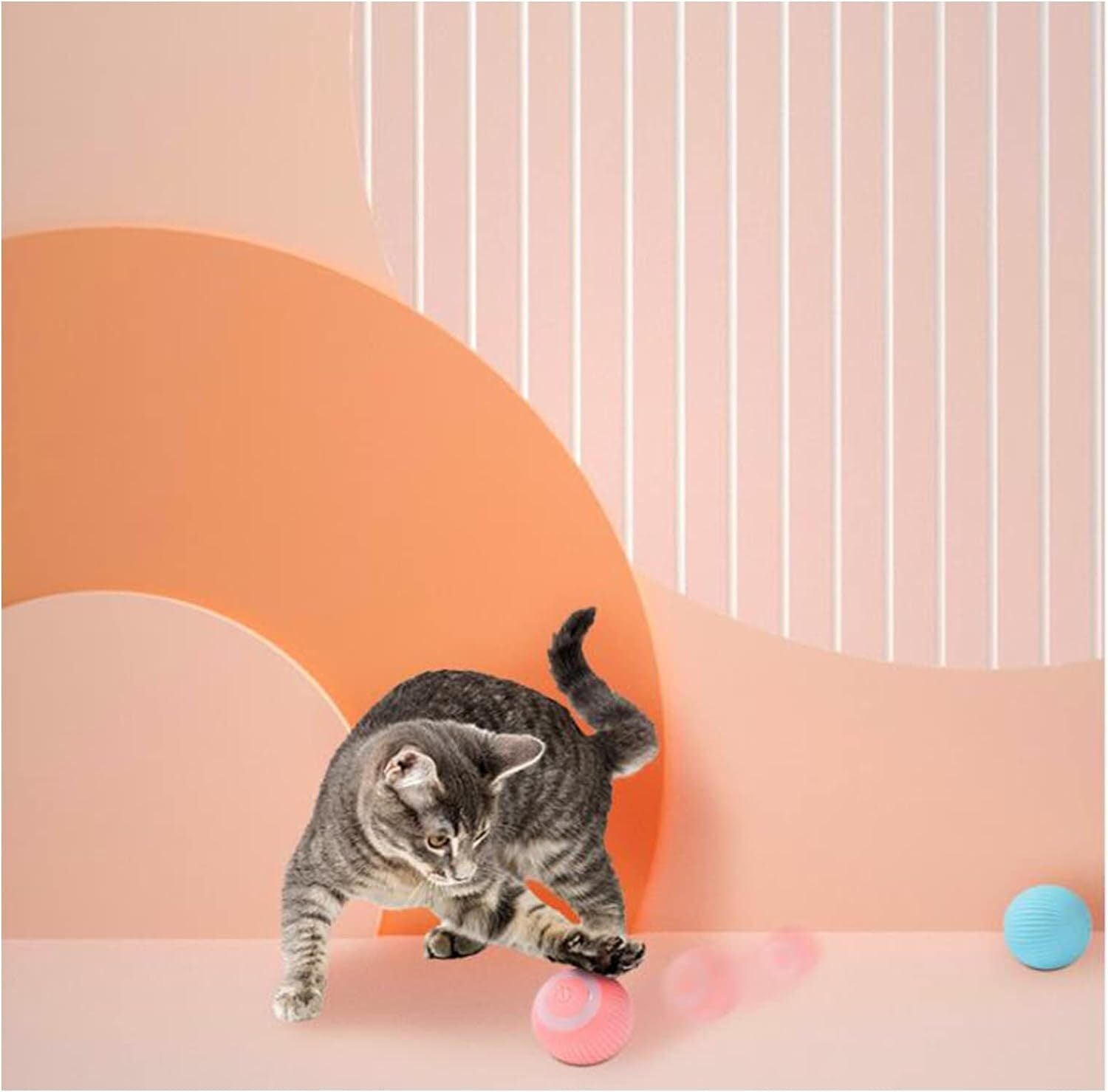 Smart Interactive Cat Toy Automatic Rolling Ball Electric Cat Kitten Ball Toys
